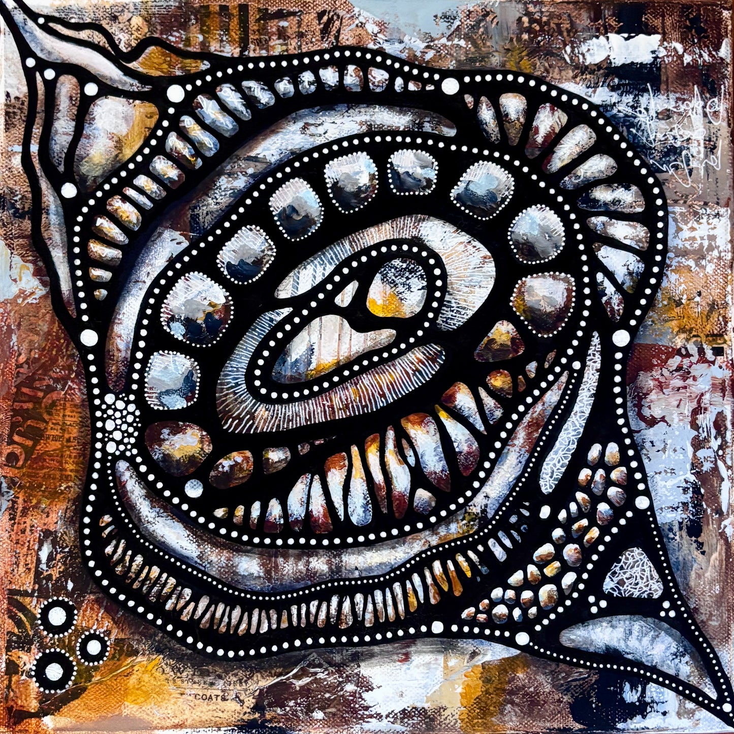 Balance Through Chaos (30cm x 30cm)