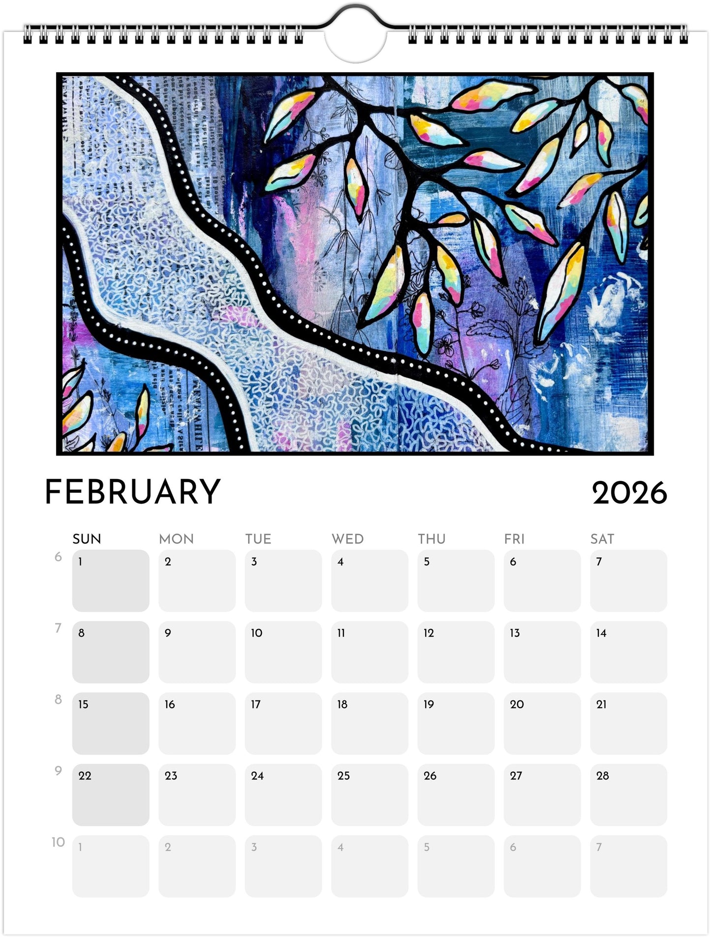 2026 Wall Calendar 2026 (Europe, Asia, Latin America, and Oceania)