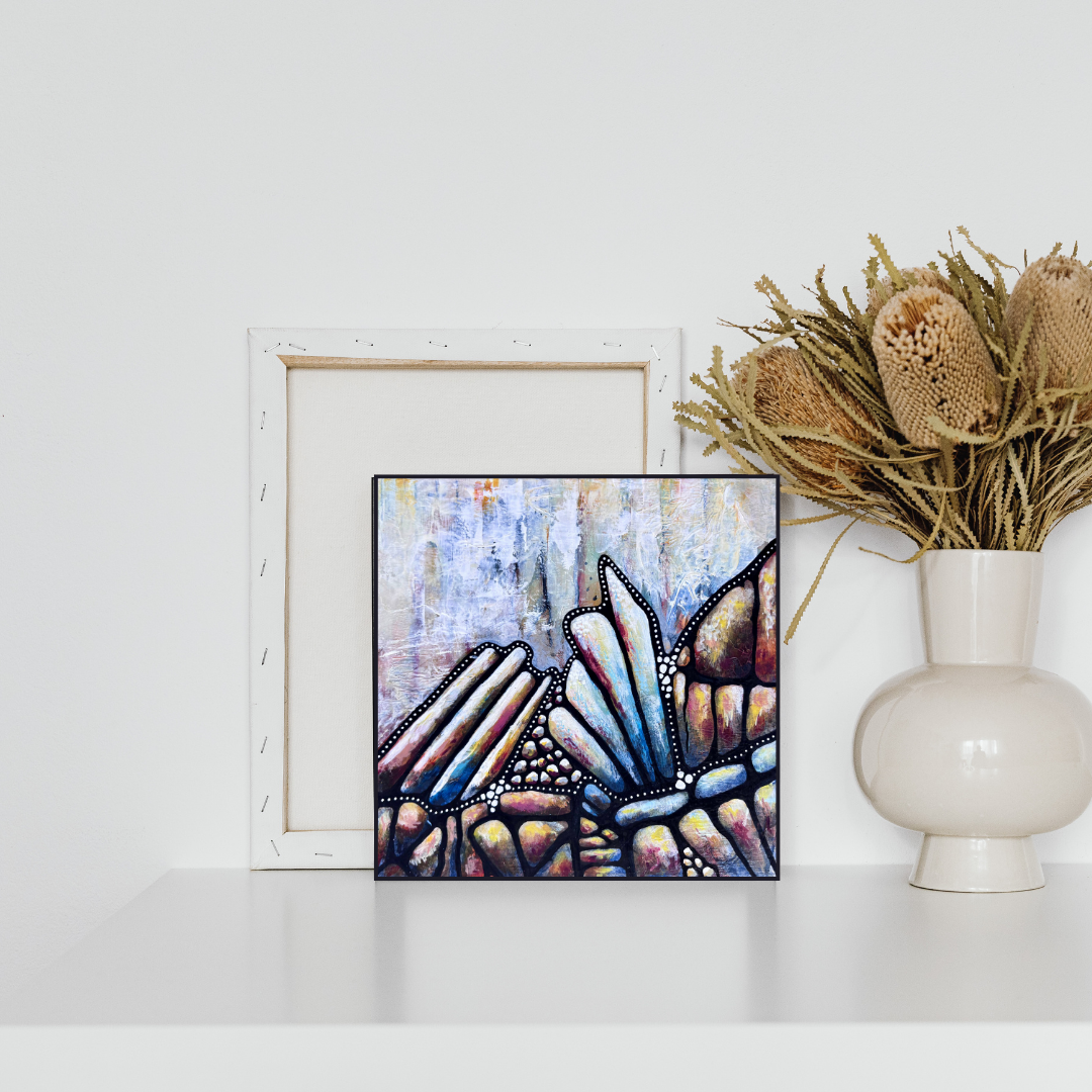 Weathered, Not Worn (20cm x 20cm)