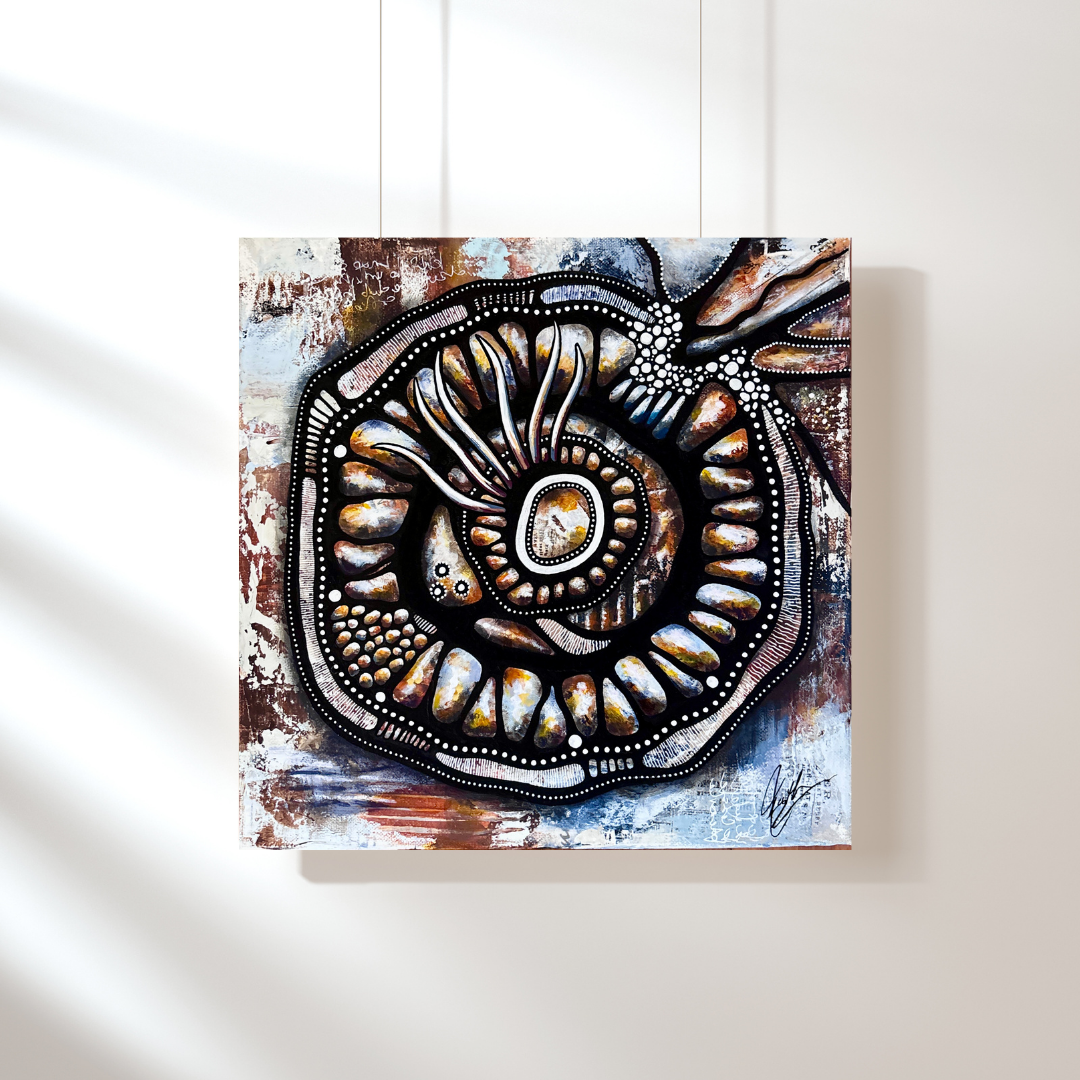 Centring the Storm (30cm x 30cm)