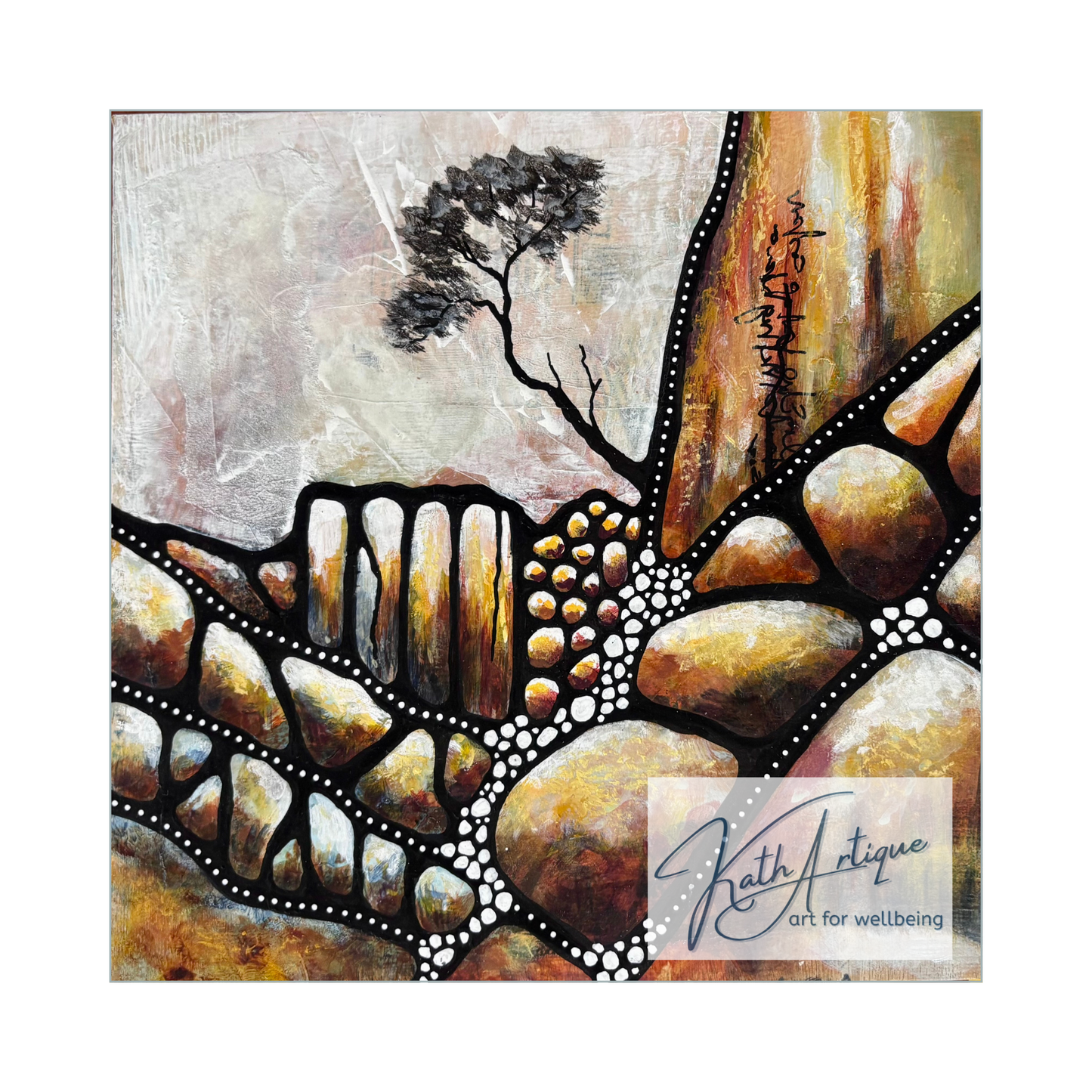 Held Fast (20cm x 20cm)