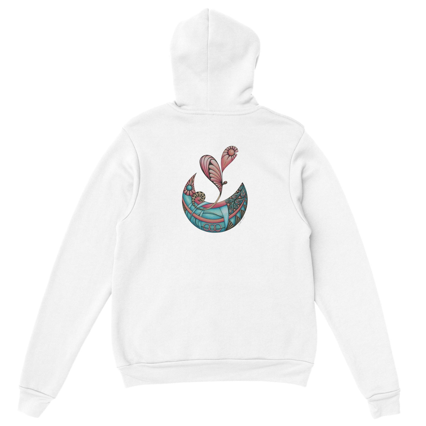 Peace Within: Premium Unisex Pullover Hoodie (PRINT ON BACK)