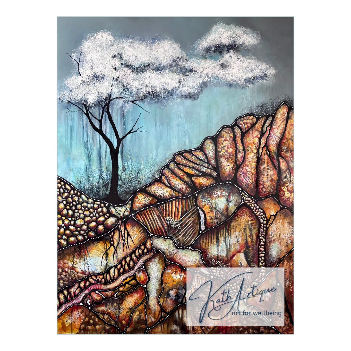 Sticks and Stones (90cm x 120cm)