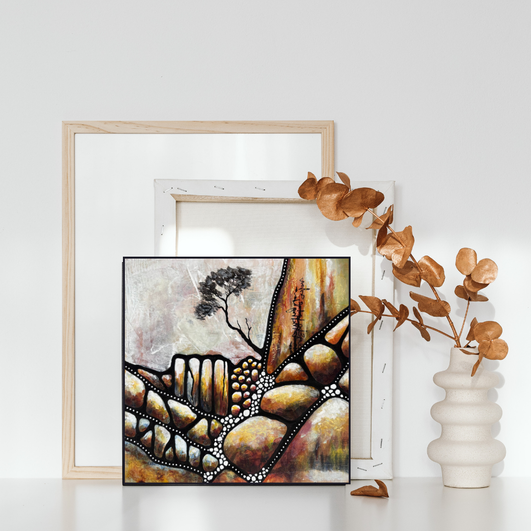 Held Fast (20cm x 20cm)