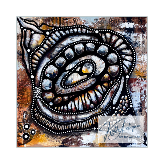 Balance Through Chaos (30cm x 30cm)