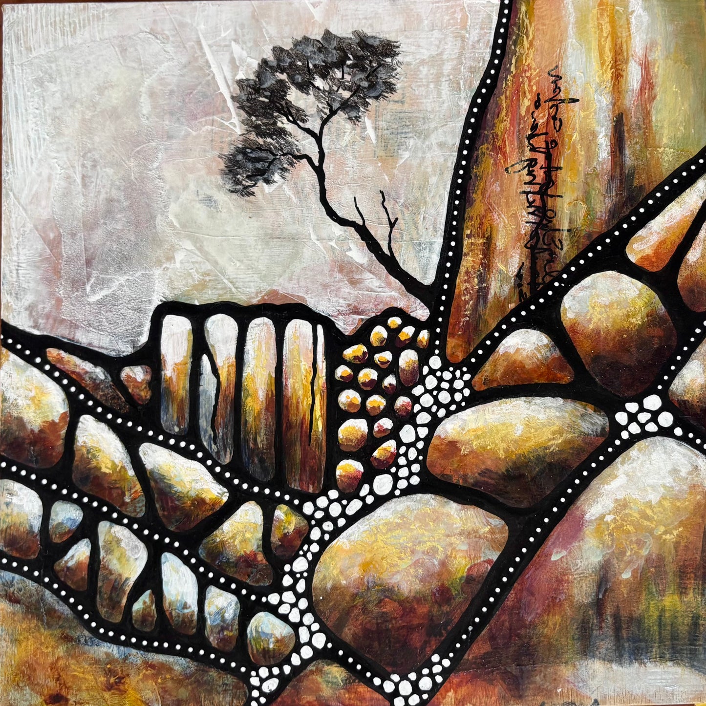 Held Fast (20cm x 20cm)