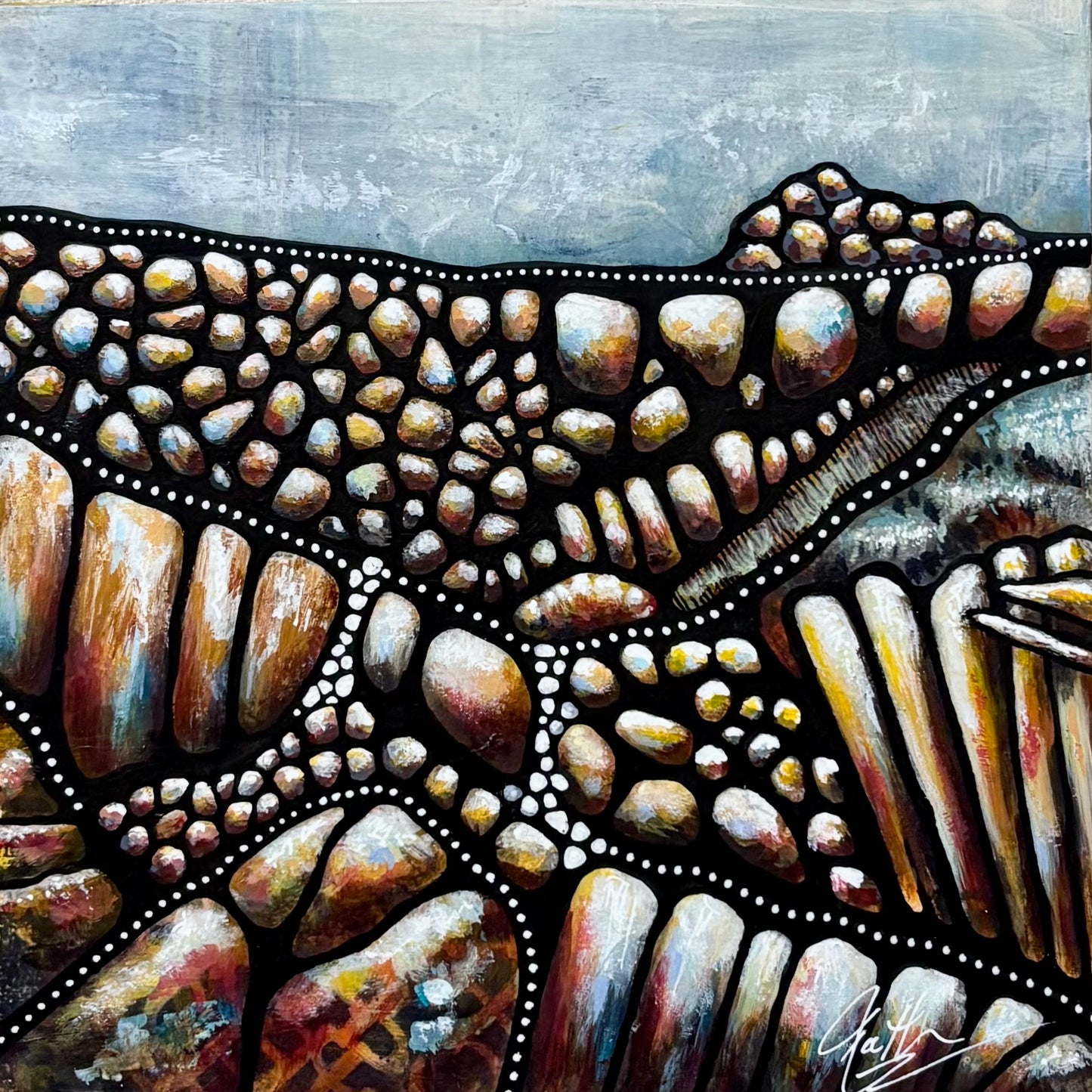 In the Quiet Between (20cm x 20cm)