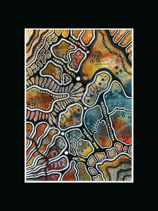 "Red Centre I" (Viewscapes Harmony Series)