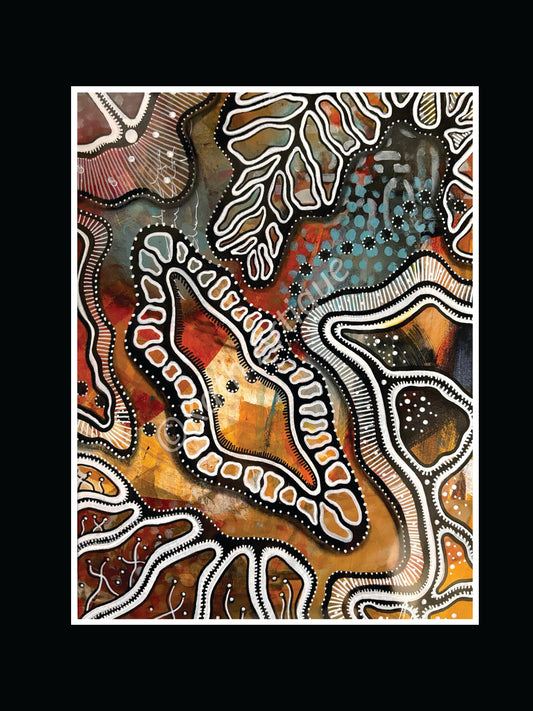 "Red Centre IV" (Viewscapes Harmony Series)