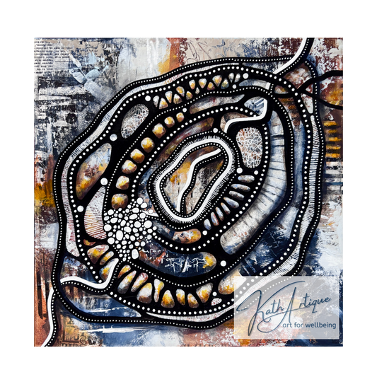 The Promise of New Journeys (30cm x 30cm)