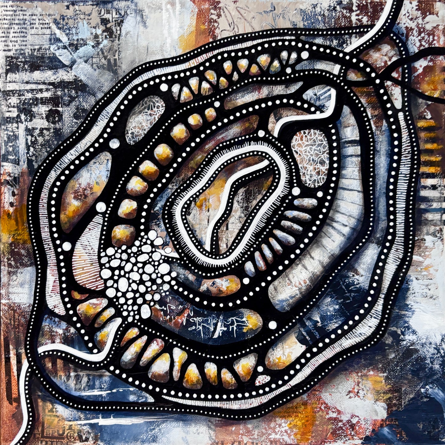 The Promise of New Journeys (30cm x 30cm)