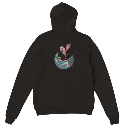 Peace Within: Premium Unisex Pullover Hoodie (PRINT ON BACK)