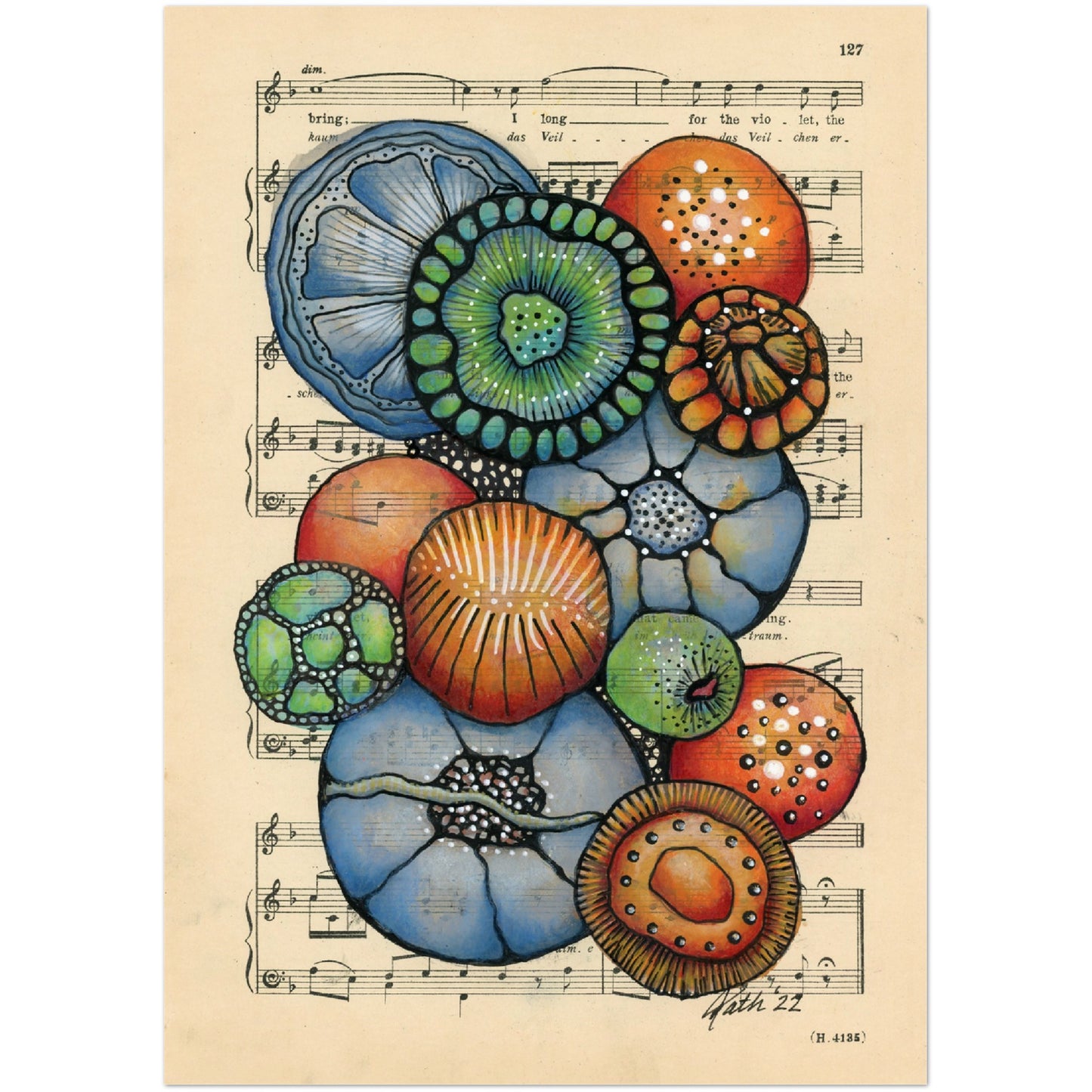 No. 60 Musical Fruit (PRINT)